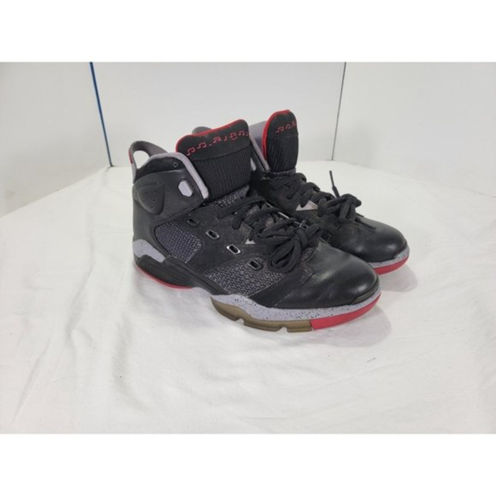 EUC AIR JORDAN BASKETBALL SHOES‎ US 10.5 428817-003 MICHAEL BLACK FIRE RED